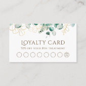 ユーカリロイヤリティカード 名刺 (正面)