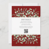 ユーカリ一発結婚の 招待状 (裏面)