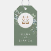 ユーカリ中国のプタスダブルハピネス/ソングヒー ギフトタグ (正面)