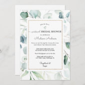 ユーカリ仮想ブライダルシャワー 招待状 (正面/裏面)