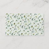 ユーカリ何個のコルクブライダルシャワーゲームカード プレイスカード (裏面)