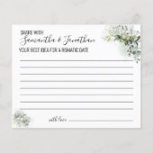 ユーカリ共有日付アイディアシャワーゲームカード チラシ (正面)