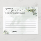 ユーカリ共有日付アイディアシャワーバイリンガルゲーム (裏面)