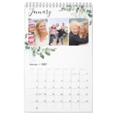 ユーカリ写真コラージカレンダー カレンダー (1月 2027)
