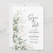 ユーカリ写真フラットカードで日付を保存 セーブザデート (正面)