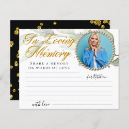 ユーカリ写真共有メモリ葬儀カード