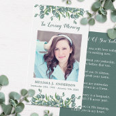 ユーカリ写真悔やみや弔慰葬儀祈りの言葉カード