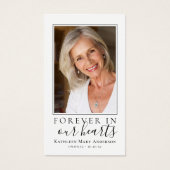 ユーカリ写真記念祈りの言葉カード (正面)