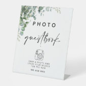 ユーカリ写真集 |モダンの結婚サイン 台座サイン (正面)