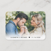 ユーカリ写真QRコード結婚の詳細 エンクロージャーカード (裏面)