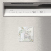 ユーカリ写真Save the Date Magnet マグネット (インサイチュ (食洗機))