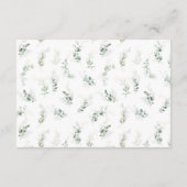 ユーカリ分岐囲いカード エンクロージャーカード (裏面)