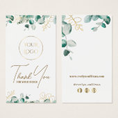 ユーカリ包装インサート (正面&裏面)