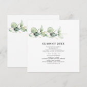 ユーカリ卒業2024年パーティー 招待状 (正面/裏面)