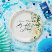 ユーカリ及びデイジー紙プレート ペーパープレート (パーティー)