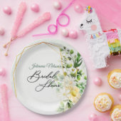 ユーカリ及びデイジー紙プレート ペーパープレート (パーティー)