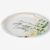 ユーカリ及びデイジー紙プレート ペーパープレート (アングル)