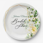 ユーカリ及びデイジー紙プレート ペーパープレート (正面)