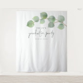 ユーカリ名卒業パーティー写真の背景 タペストリー (正面)