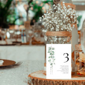 ユーカリ名席表番号カード 招待状