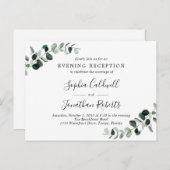 ユーカリ夕べウェディングレセプション招待状 ポストカード (正面/裏面)