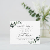 ユーカリ夕べウェディングレセプション招待状 ポストカード (スタンド正面)