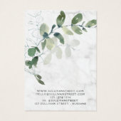 ユーカリ大理石イヤリングネックレスディスプレイカード (裏面)