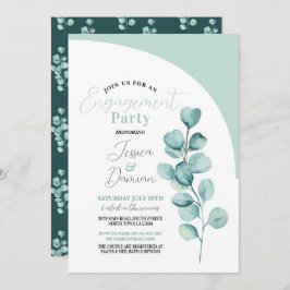 ユーカリ婚約パーティカップルシャワー離れ 招待状