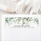 ユーカリ差出人住所ラベル ラベル (インサイチュ)