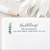 ユーカリ差出人住所 ラベル (インサイチュ)