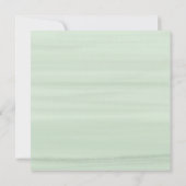 ユーカリ幾何モダンフレームリハーサルディナー 招待状 (裏面)