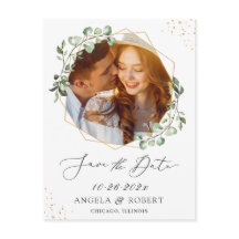 ユーカリ幾何学模様の写真日付を保存