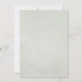 ユーカリ幾何学模様ベビーシャワーバイメール 招待状 (裏面)