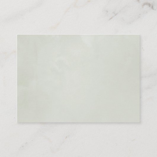 ユーカリ幾何学的ベビーシャワー表示シャワー エンクロージャーカード (裏面)