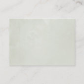 ユーカリ幾何学赤ちゃんシャワーブックリクエスト エンクロージャーカード (裏面)