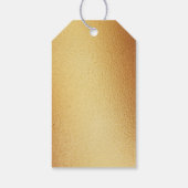 ユーカリ幾何金結婚箔 ギフトタグ (裏面)