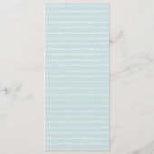 ユーカリ庭園の結婚式メニューカード メニュー (裏面)