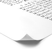 ユーカリ庭園の結婚式18表座席図 ポスター (角)