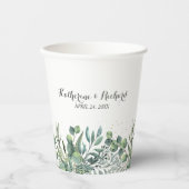 ユーカリ庭園の結婚式 紙コップ (正面)