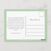 ユーカリ引っ越しました移動発表 ポストカード (裏面)