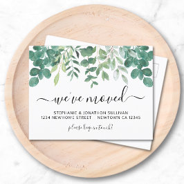 ユーカリ引っ越しました移動 案内ポストカード