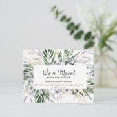 ユーカリ引っ越しました |お知らせ ポストカード (スタンド正面)