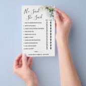 ユーカリ彼は彼女はシャワーゲームカードと言った チラシ (ハンドル)