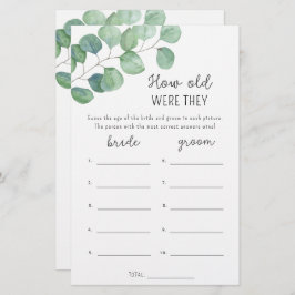 ユーカリ彼らは何歳だったブライダルゲーム