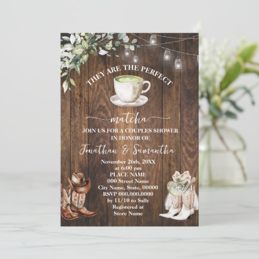 ユーカリ彼らは完璧な抹茶ウェスタン 招待状 (スタンド正面)