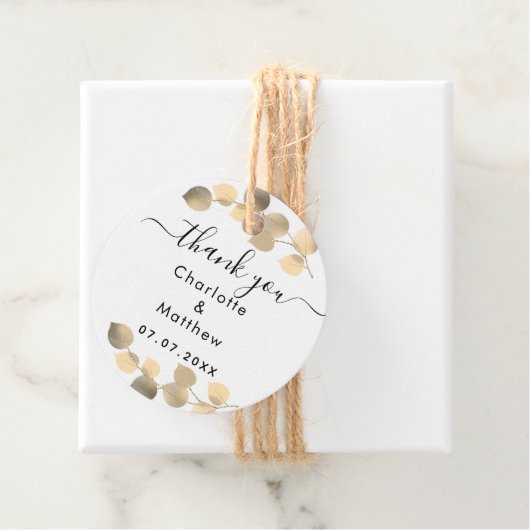 ユーカリ感謝していゴールデン結婚ユー フェイバータグ (インサイチュ)