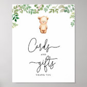 ユーカリ我々はカードとギフトを待つことができる ポスター (正面)