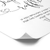 ユーカリ我々は真摯におむつラッフルを待つことができる ポスター (角)