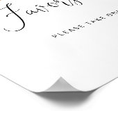 ユーカリ我々は真摯に待つことができるベビー好意サイン ポスター (角)