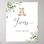 ユーカリ我々は真摯に待つことができるベビー好意サイン ポスター (正面)